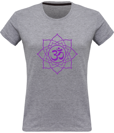 T-shirt ohm & fleur du lotus - Femme 