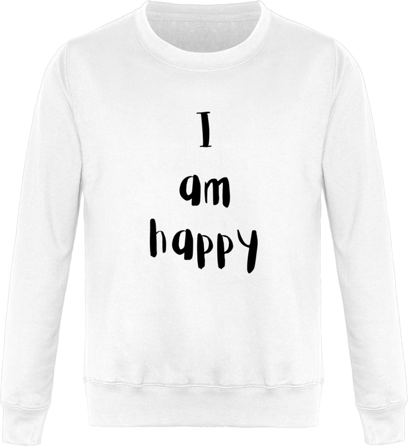 Sweatshirt I am happy - Homme