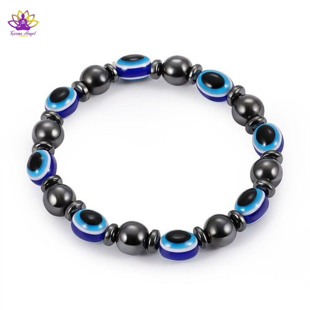 Bracelet d’énergie en pierres magnétiques oeil Turc