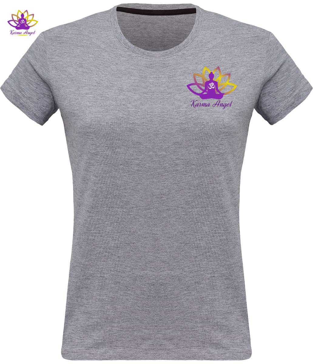 "Karma Angel" - T-shirt femme inspirant en coton bio, plusieurs coloris 