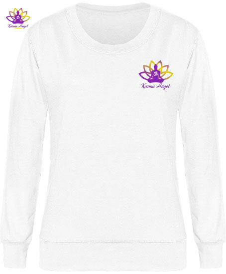 "Karma Angel" - Sweatshirt femme inspirant en coton bio, plusieurs coloris - Karma Angel 