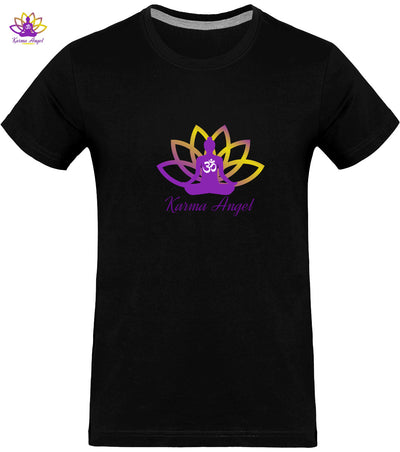 "Karma Angel" - T-shirt homme inspirant en coton bio, plusieurs coloris