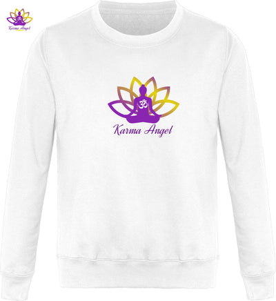 "Karma Angel" - Sweatshirt homme inspirant en coton bio, plusieurs coloris