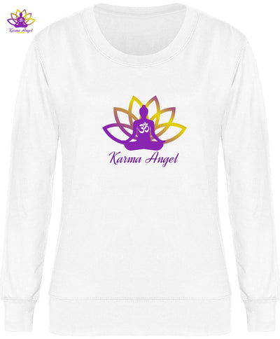 "Karma Angel" - Sweatshirt femme inspirant en coton bio, plusieurs coloris