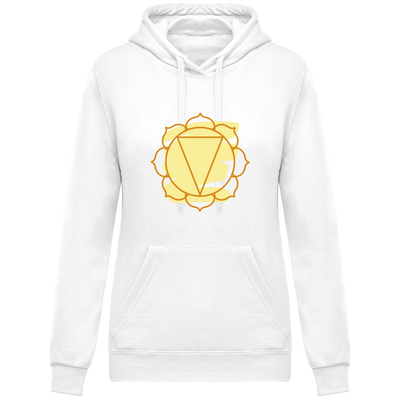 Sweatshirt à capuche 3ème chakra - Femme