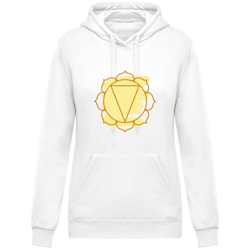 Sweatshirt à capuche 3ème chakra - Femme
