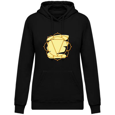 Sweatshirt à capuche 3ème chakra - Femme