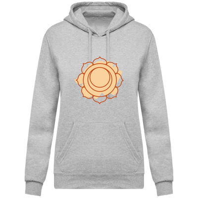 Sweatshirt à capuche 2ème chakra - Femme