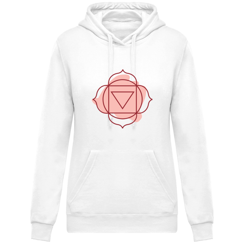 Sweatshirt à capuche 1er chakra - Femme