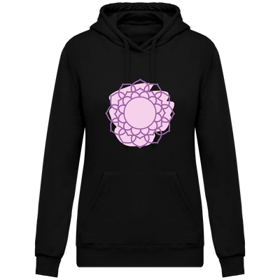 Sweatshirt à capuche 7ème chakra - Femme