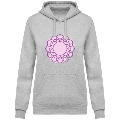 Sweatshirt à capuche 7ème chakra - Femme