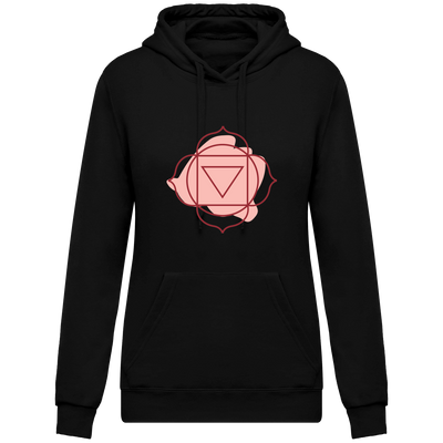 Sweatshirt à capuche 1er chakra - Femme