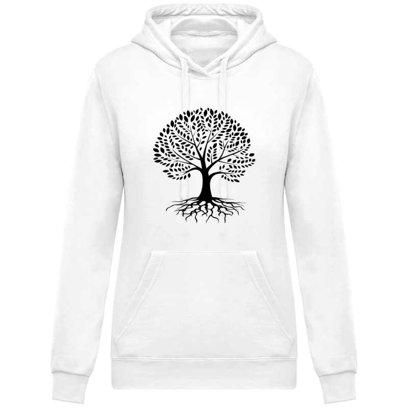 Sweatshirt à capuche arbre de vie - Femme