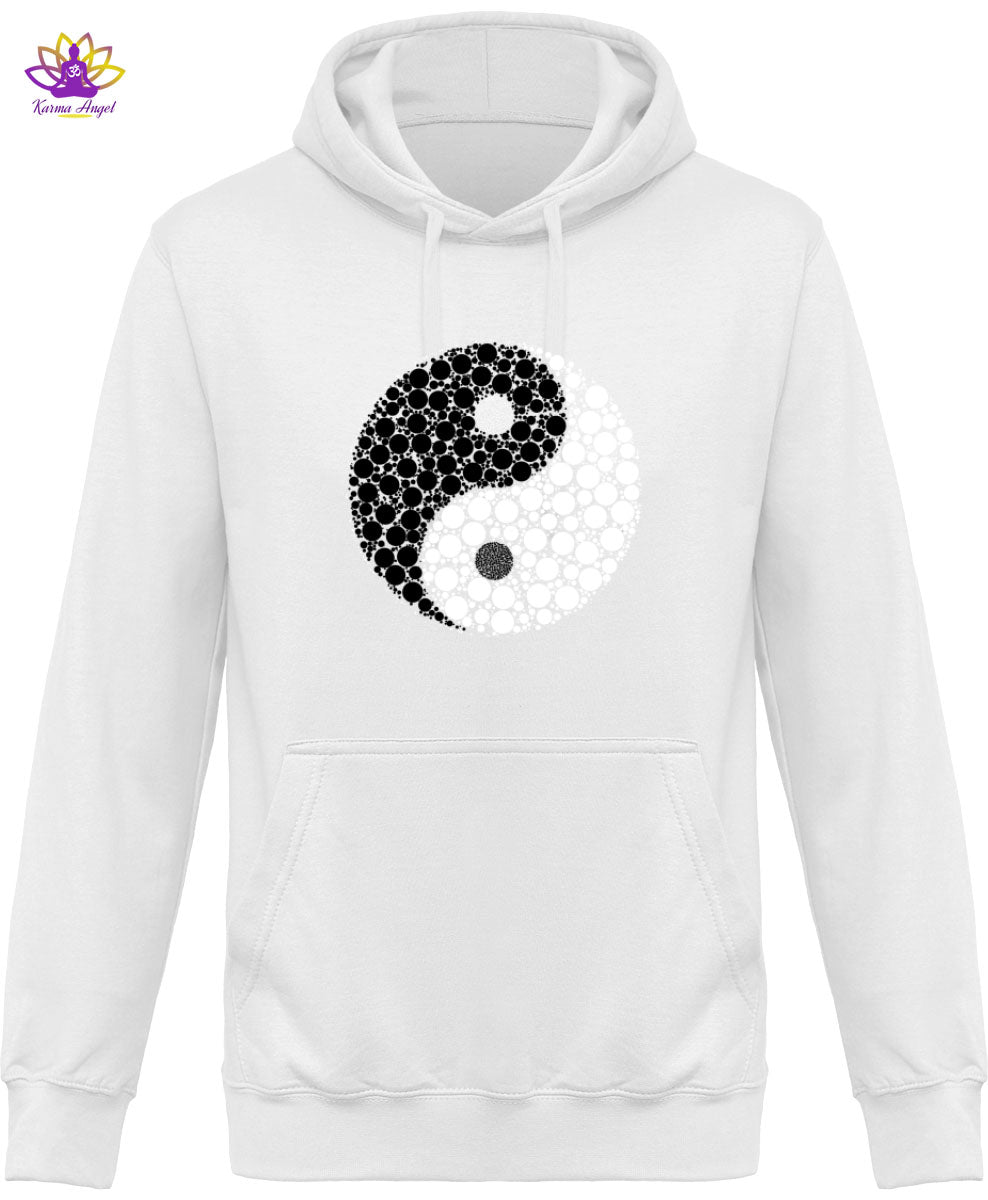 Sweatshirt à capuche yin yang - Homme 