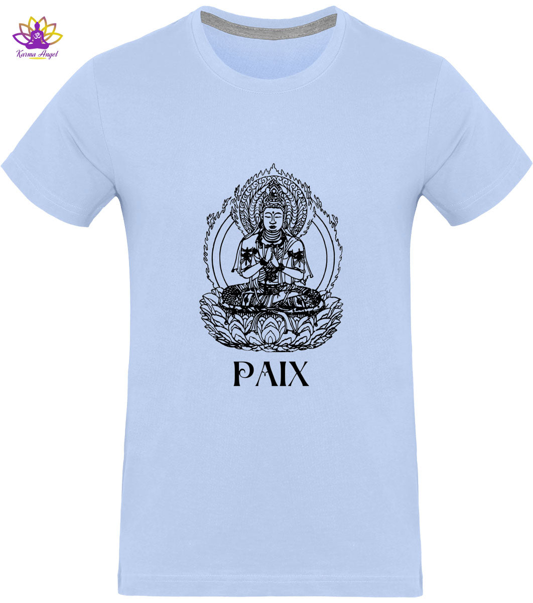 "Éveil spirituel" - T-shirt homme en coton bio, plusieurs coloris 