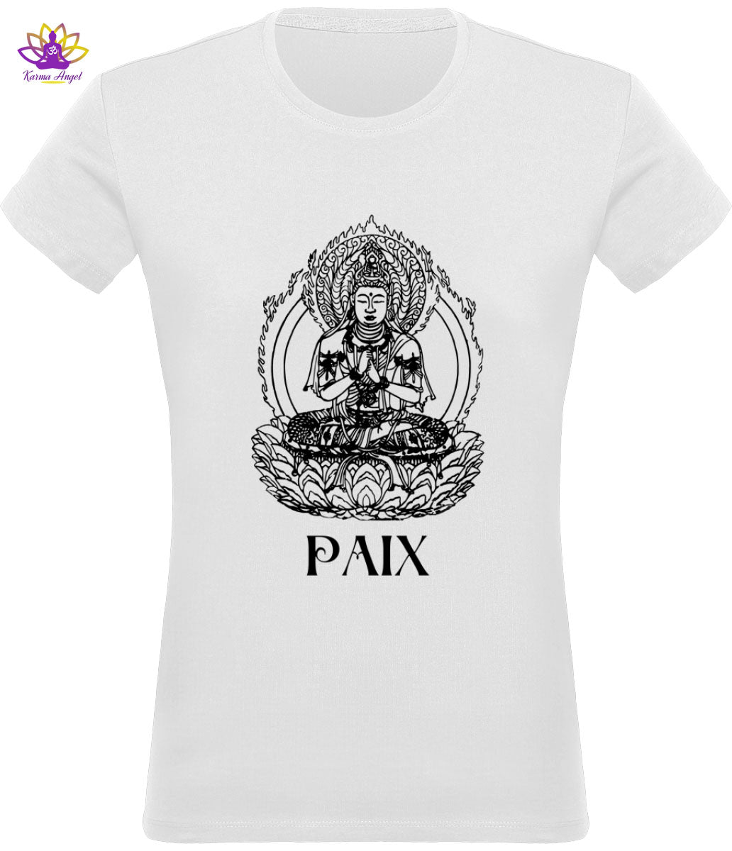 "Éveil spirituel" - T-shirt femme en coton bio, plusieurs coloris 