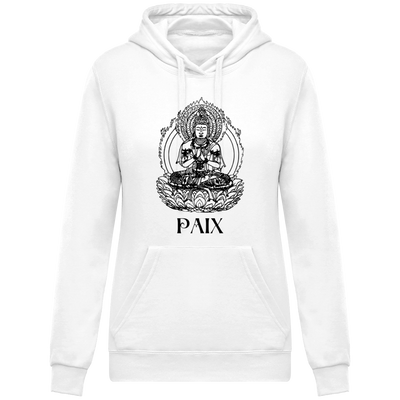 Sweatshirt à capuche bouddha - Femme