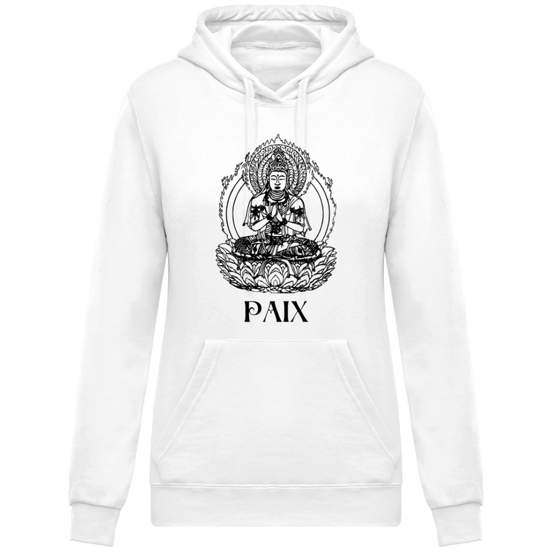 Sweatshirt à capuche bouddha - Femme