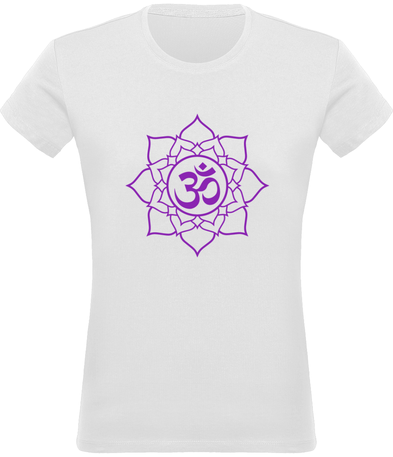 T-shirt ohm & fleur du lotus - Femme 