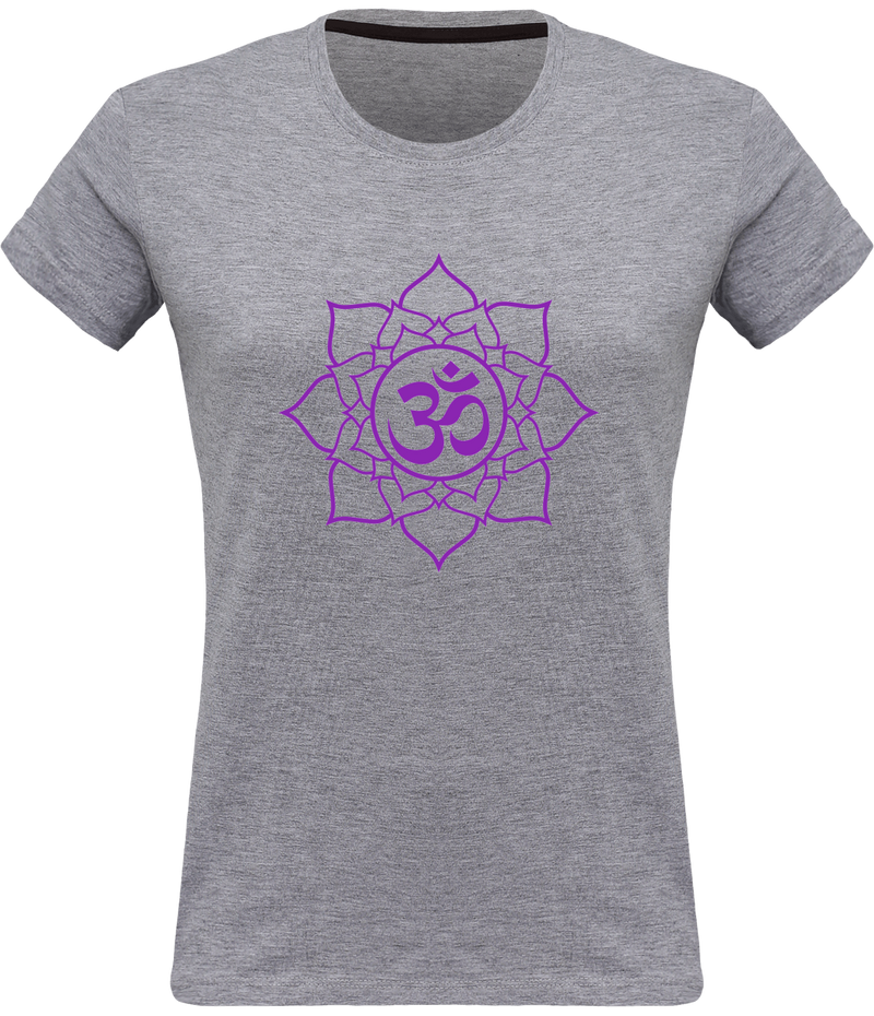 T-shirt ohm & fleur du lotus - Femme 