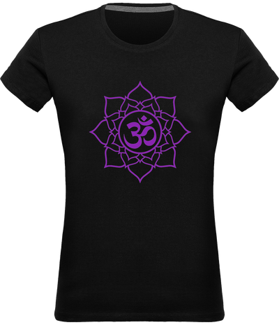 T-shirt ohm & fleur du lotus - Femme 