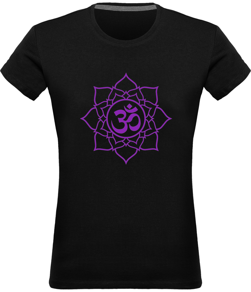 T-shirt ohm & fleur du lotus - Femme 