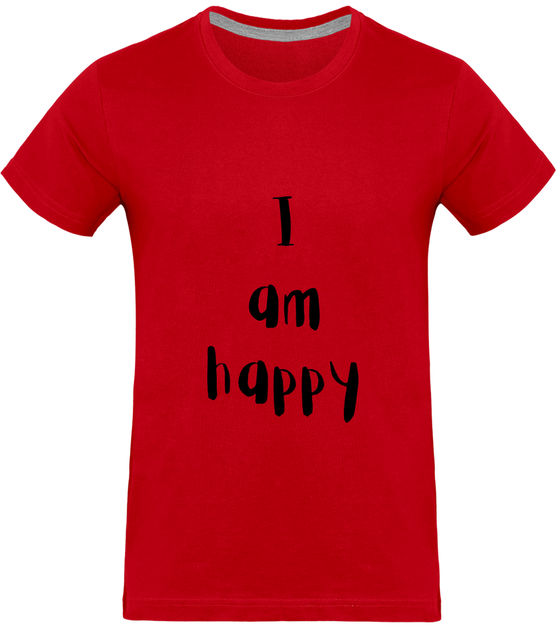 T-shirt I am happy - Homme