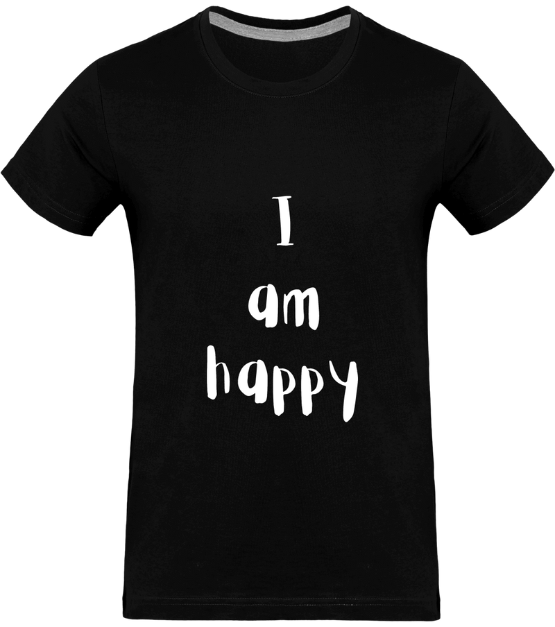 T-shirt I am happy - Homme