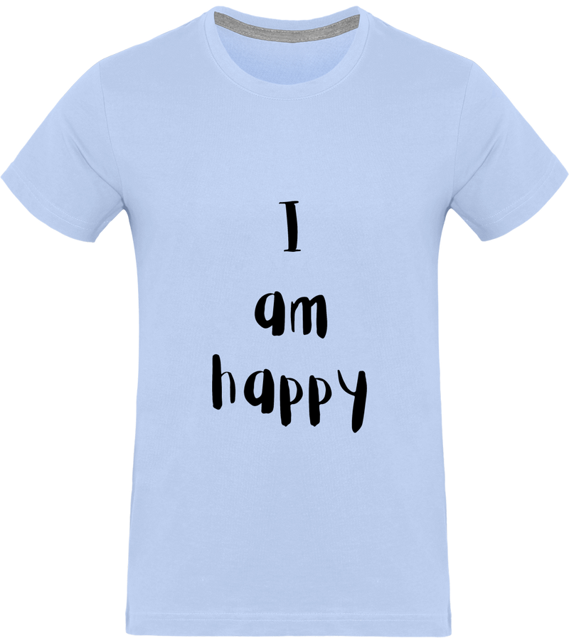 T-shirt I am happy - Homme