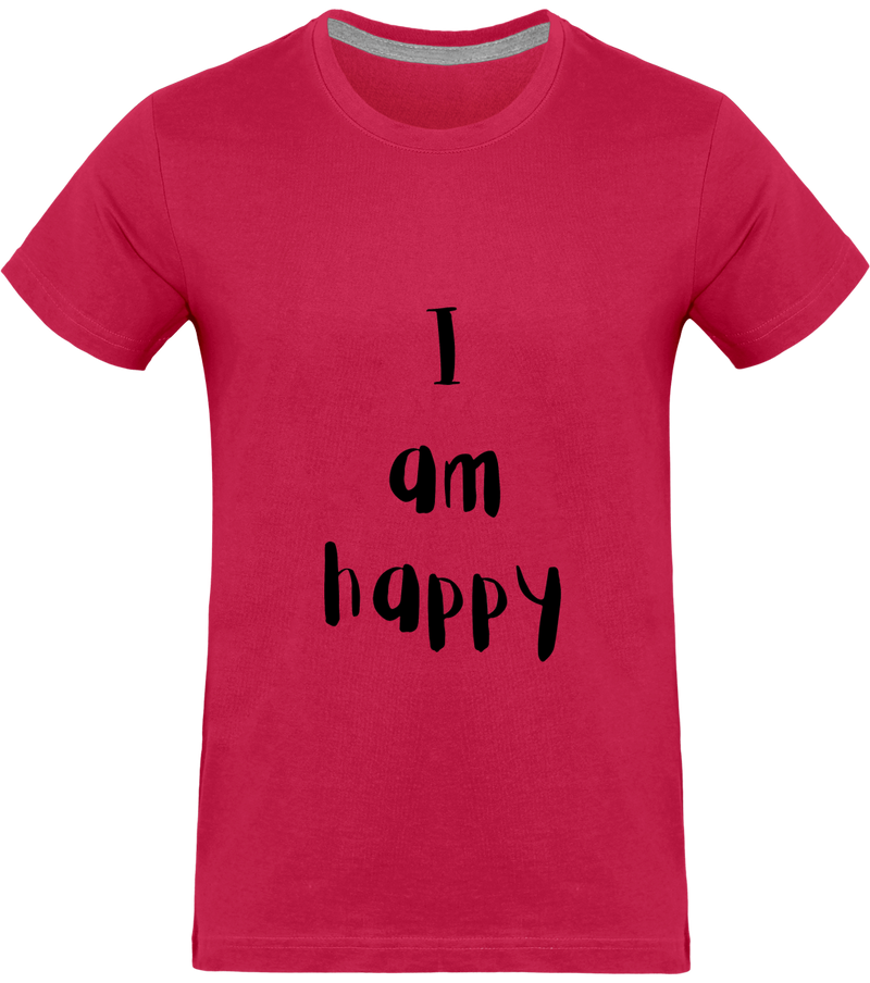 T-shirt I am happy - Homme
