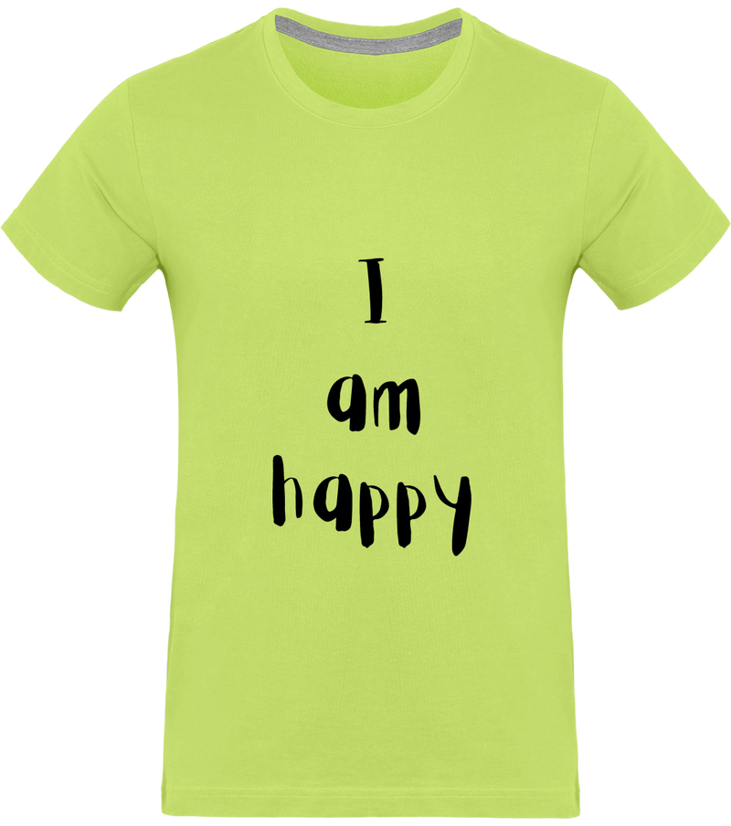T-shirt I am happy - Homme