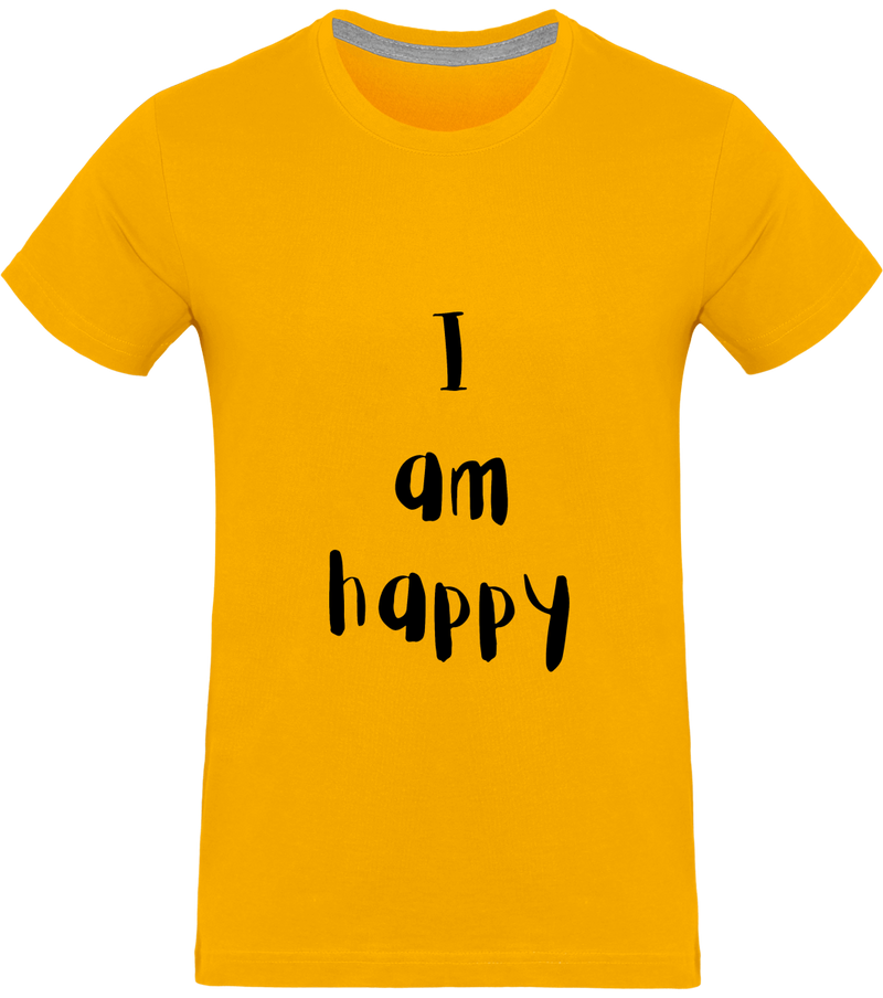 T-shirt I am happy - Homme