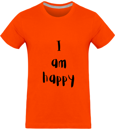 T-shirt I am happy - Homme