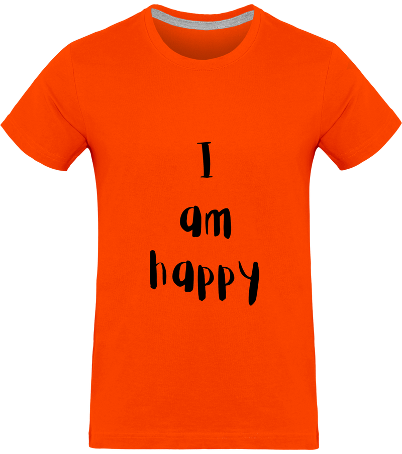 T-shirt I am happy - Homme