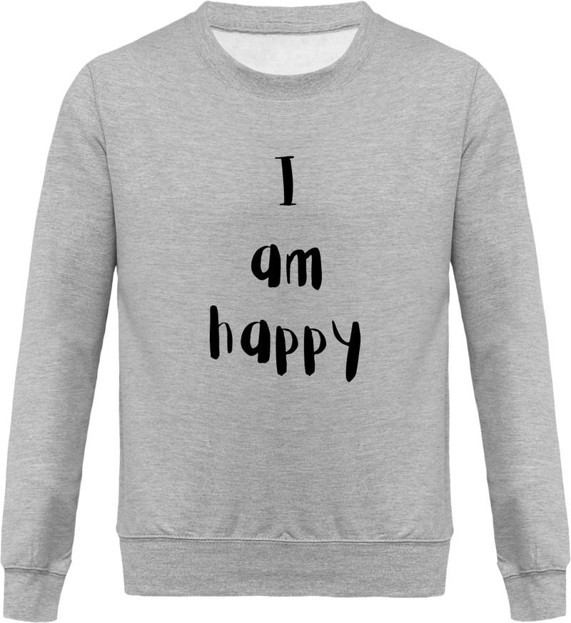 Sweatshirt I am happy - Homme