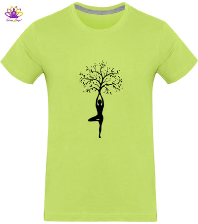 "Yoga tree" - T-shirt homme en coton bio, plusieurs coloris