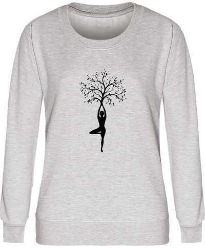 Sweatshirt yoga tree - Femme