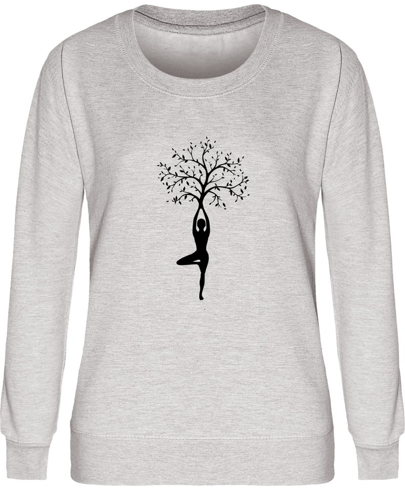 Sweatshirt yoga tree - Femme
