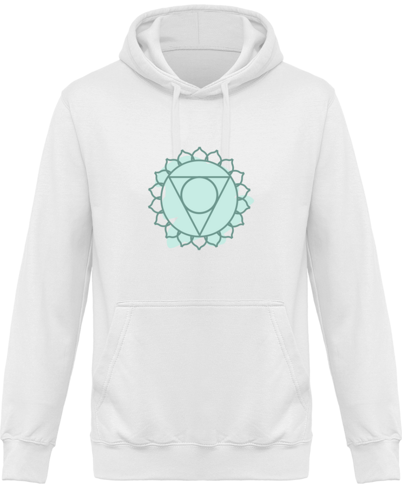 Sweatshirt à capuche 5ème chakra - Homme