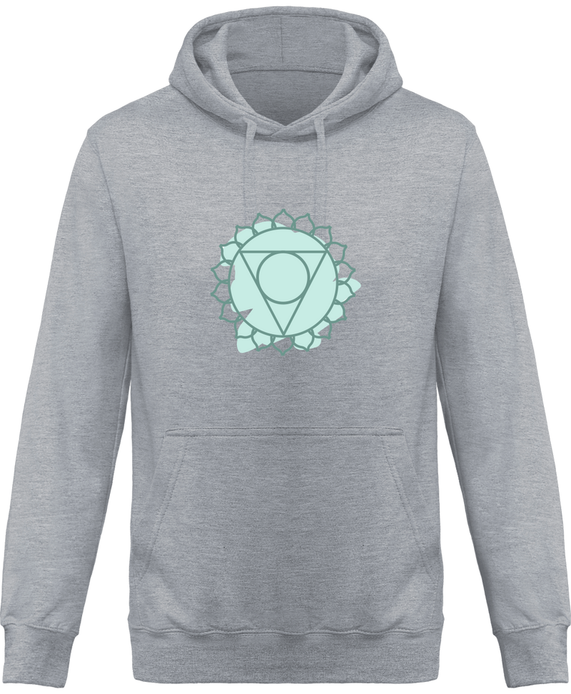Sweatshirt à capuche 5ème chakra - Homme