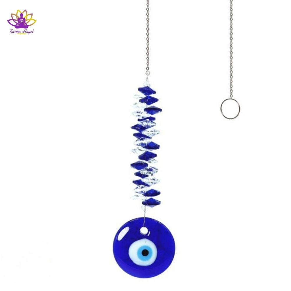 "Vision protectrice" - Amulette turque porte-bonheur de protection oeil bleu 