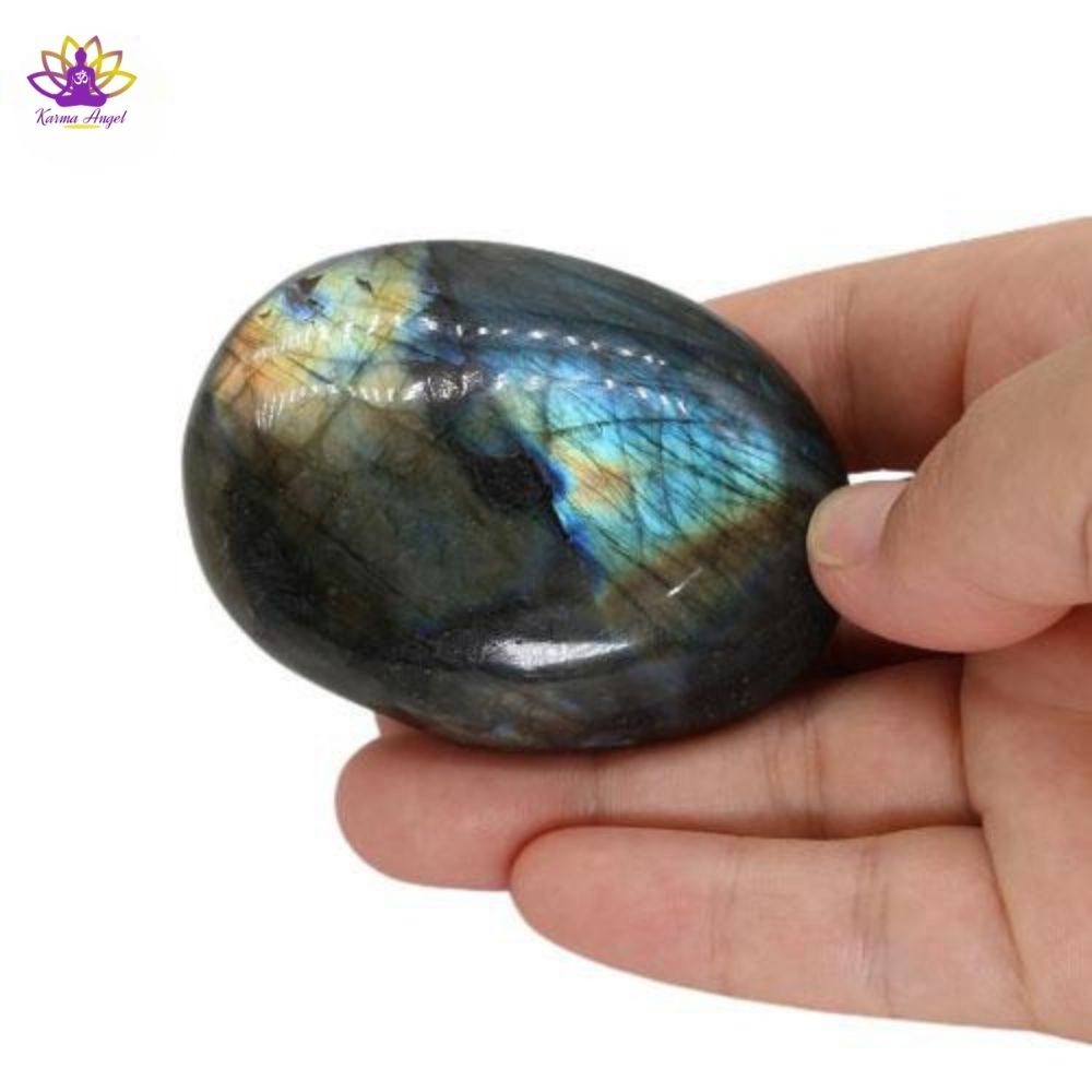 "Aurore boréale" - Pierre naturelle Labradorite scintillante 
