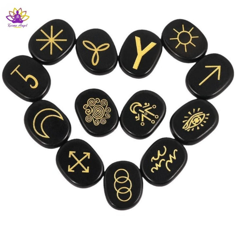 "Chakras équilibrés" - Ensemble de 13 pierres naturelles cristal de guérison