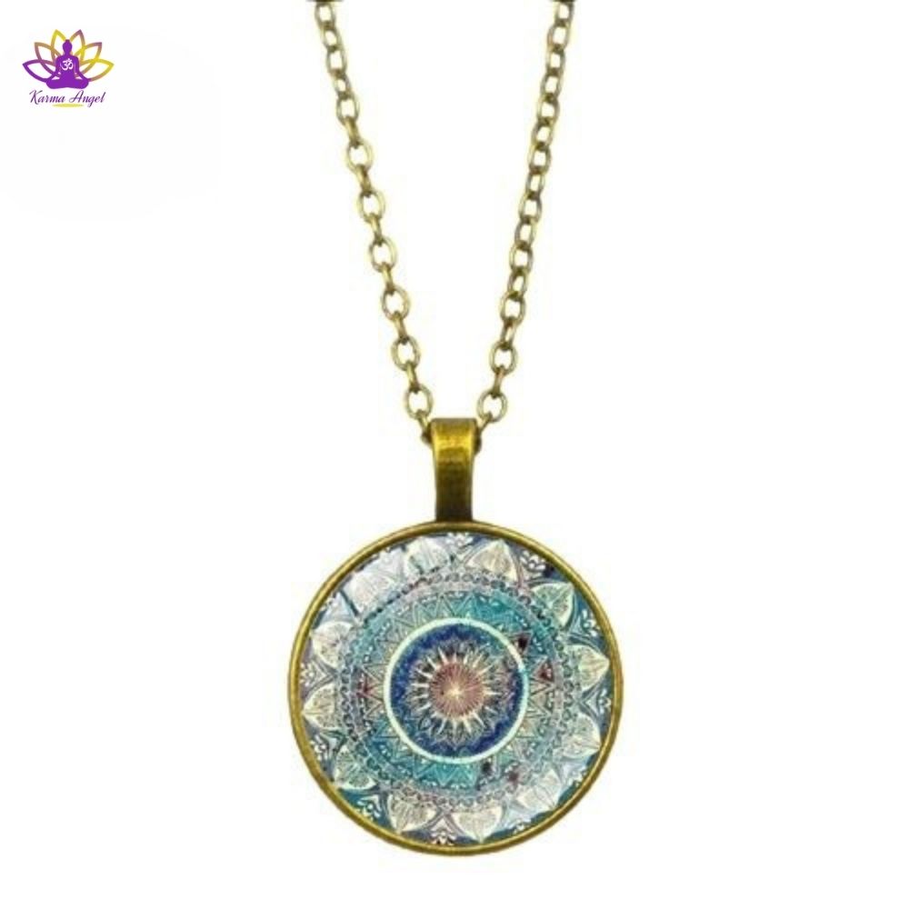 "Conscience élargie" - Collier pendentif mandala énergie et vibration 