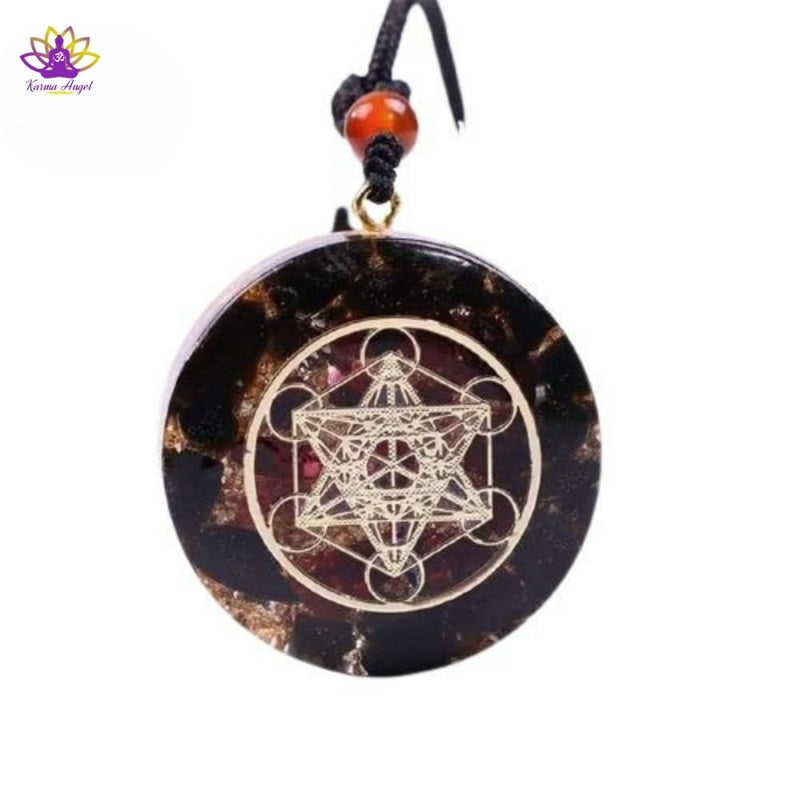 "Bénédiction divine" - Collier de guérison pendentif en orgonite