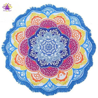 "Fleur de vie" - Tapis de yoga Lotus rose