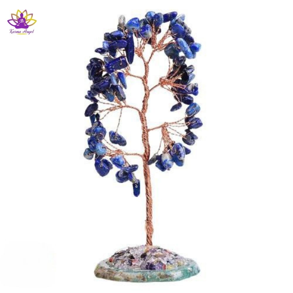 "Potentiel illimité" - Arbre Feng Shui en cristal naturelle lazurite 