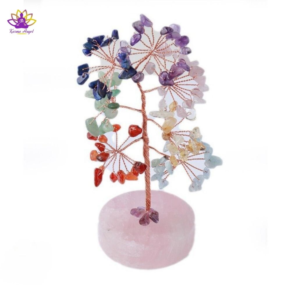 "Pouvoir authentique" - Arbre de vie cristal énergie sept chakras 