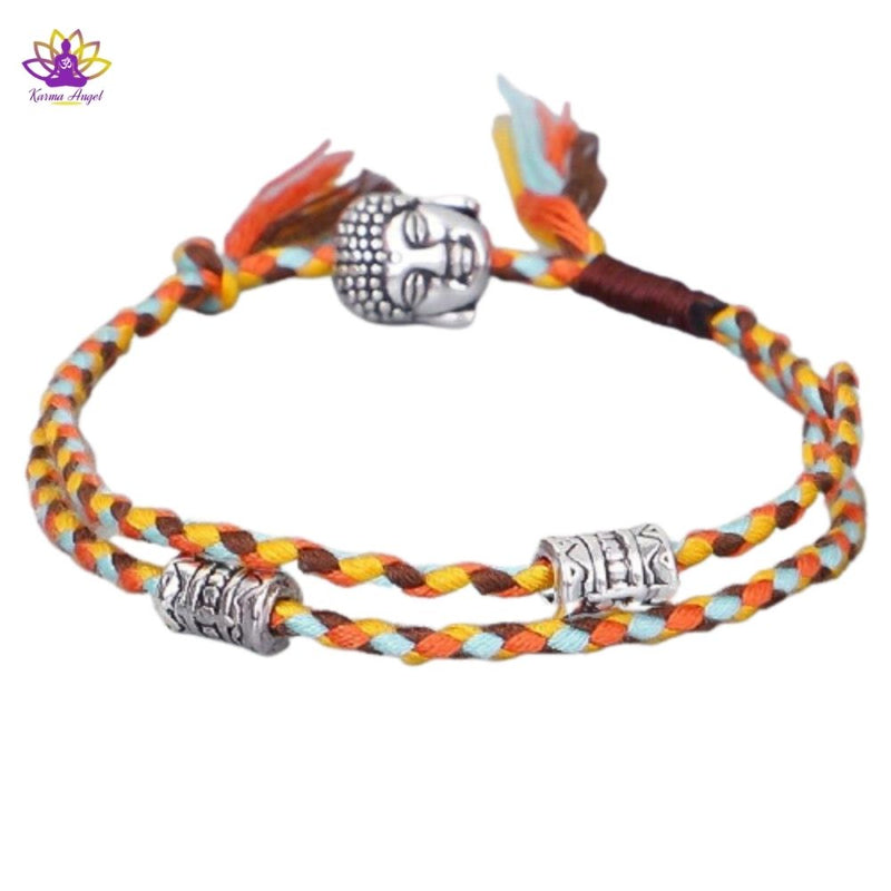 Bracelet ethnique tibétain fait à la main ajustable