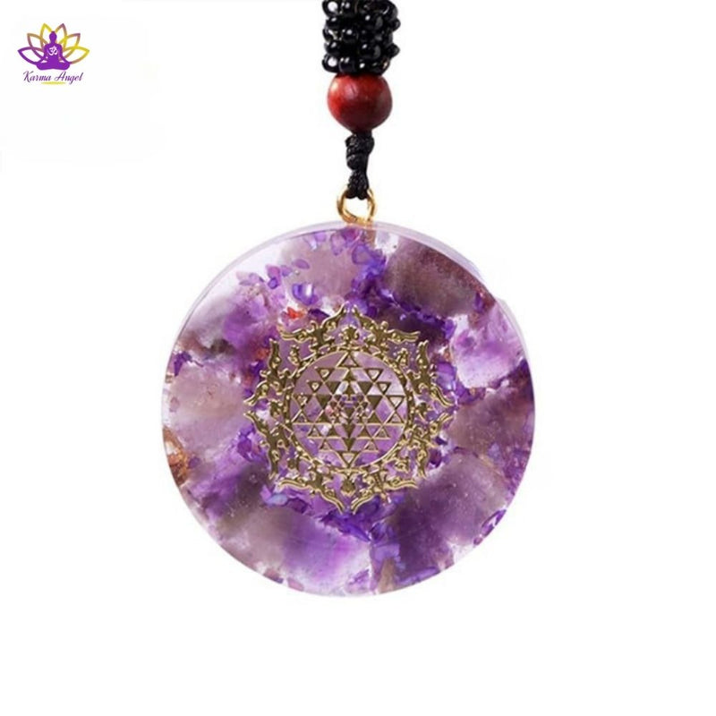 "Coeur généreux" - Collier de guérison spirituelle en orgonite